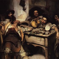 Os Bêbados ou Festejando by Jose Malhoa