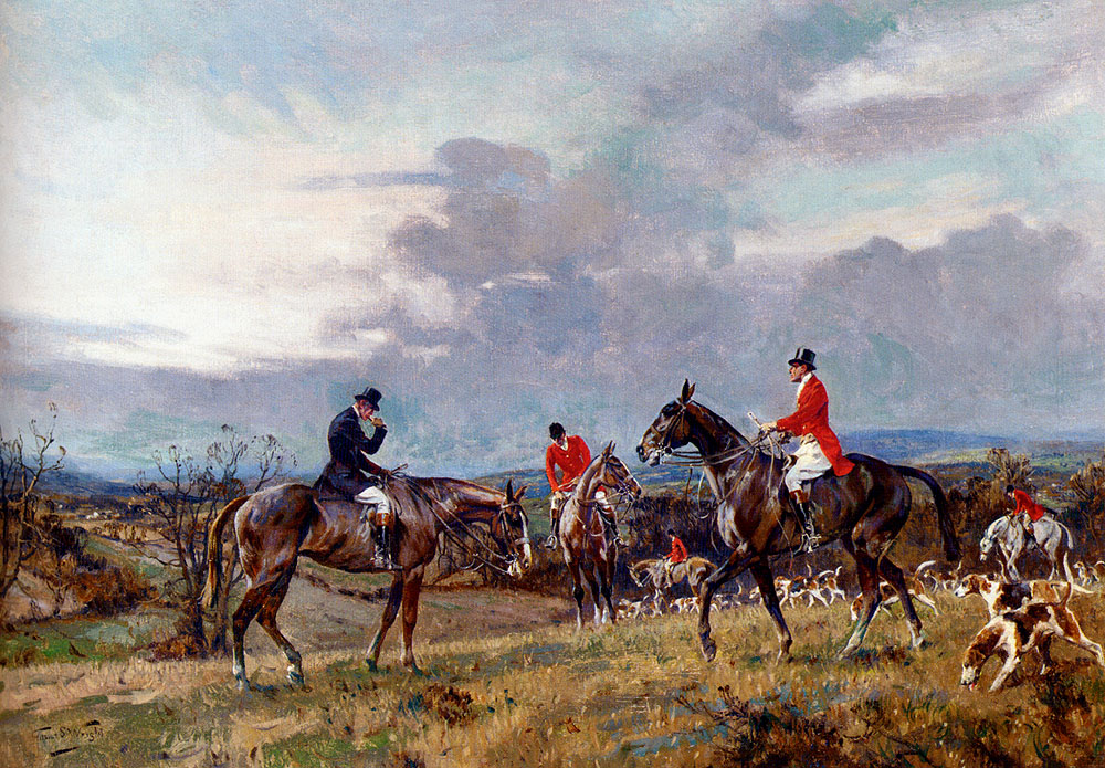 Out Hunting by Gilbert Scott Wright