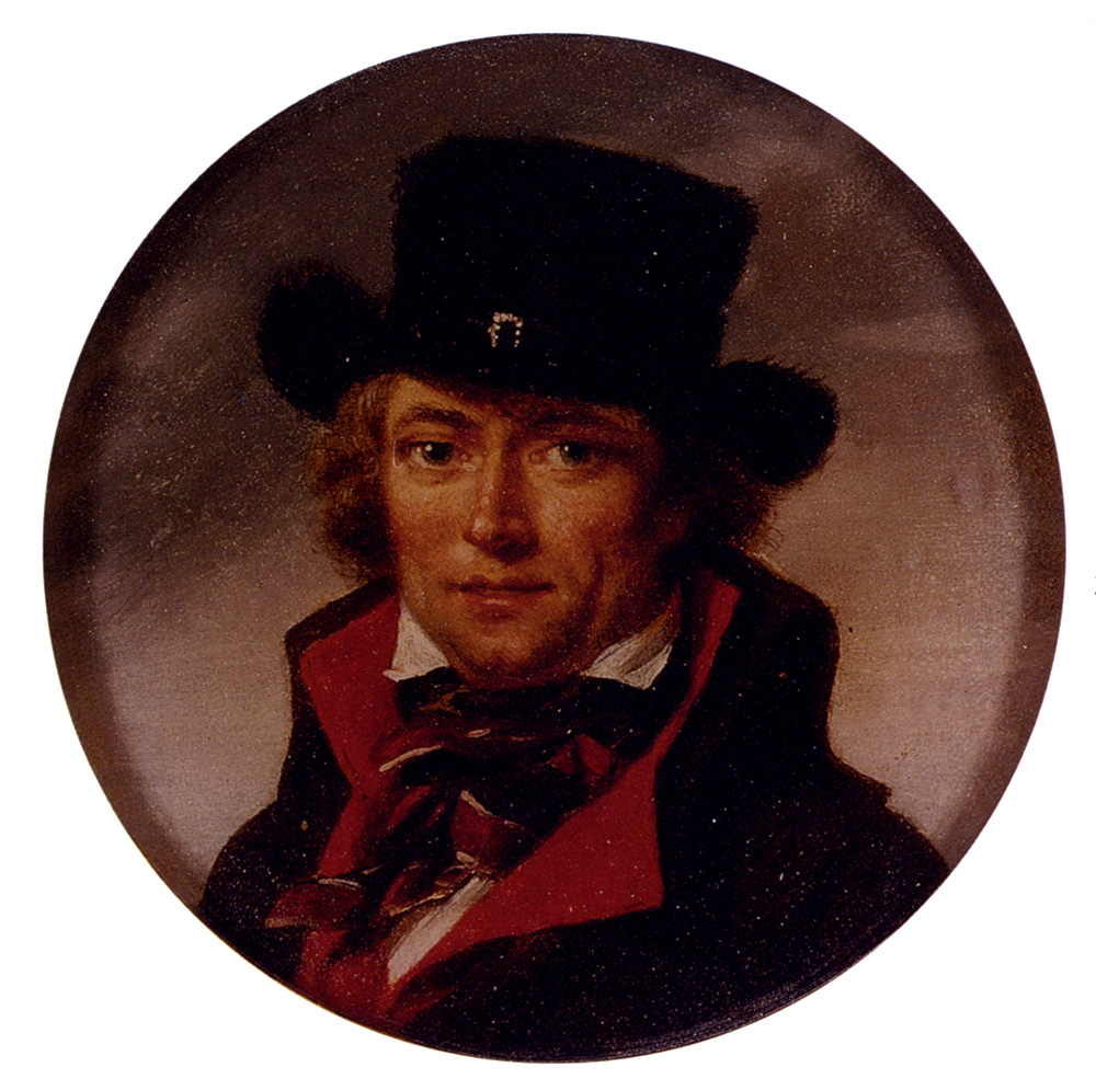 Portrait Of A Man Possibly A Self Portrait by Jean Baptiste Joseph Wicar
