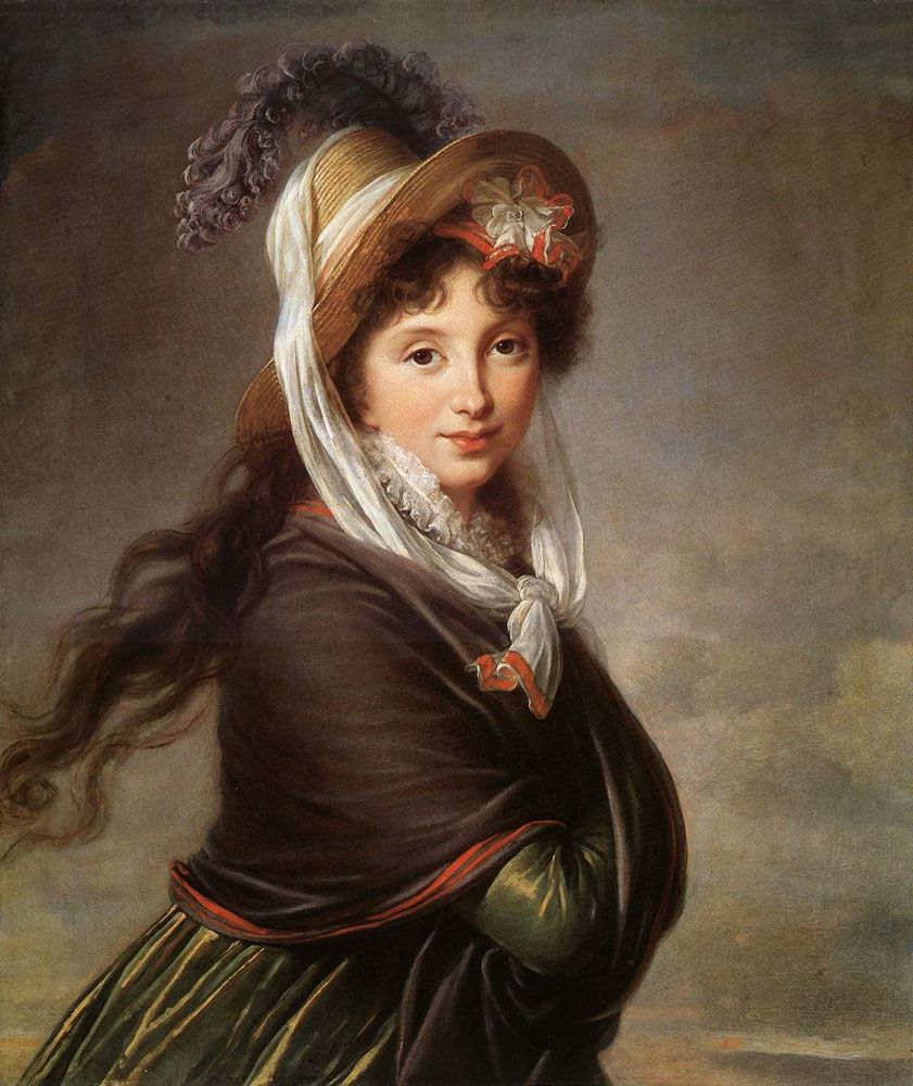 Portrait of a Young Woman by Elisabeth Louise Vigee Le Brun