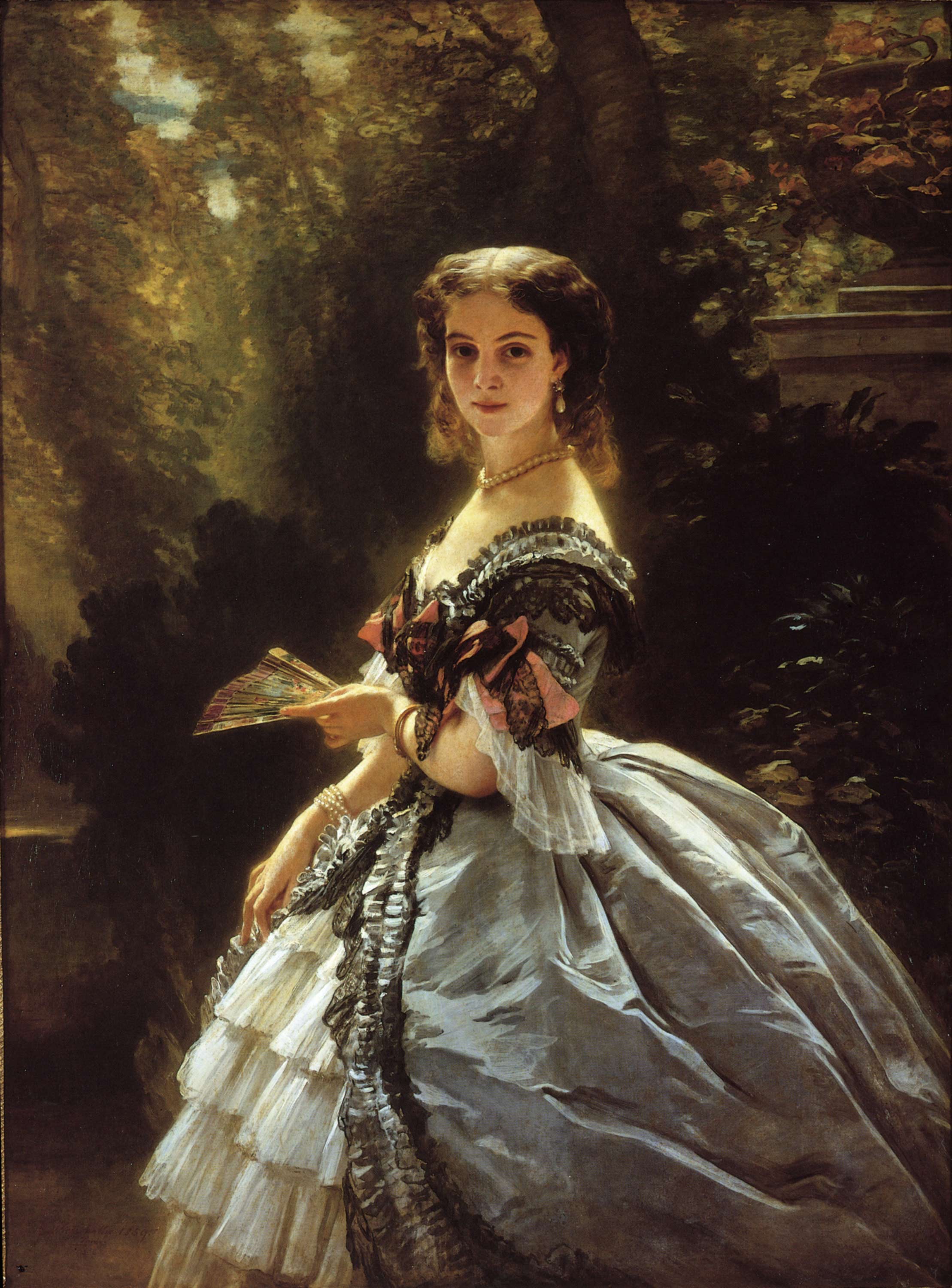 Princess Elizabeth Esperovna Belosselsky Belosenky Princess Troubetskoi by Franz Xavier Winterhalter