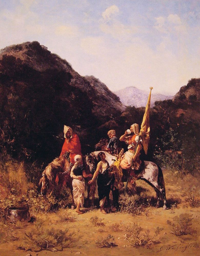 Riders in the Mountain by Georges Washington