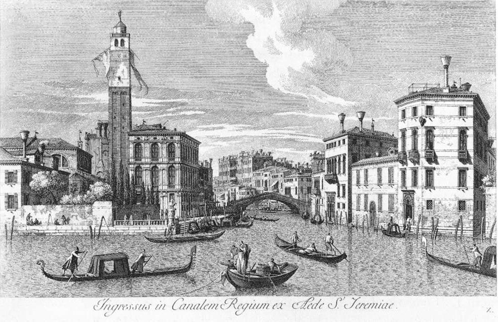 San Geremia and the Entrance of Cannaregio by Antonio Visentini