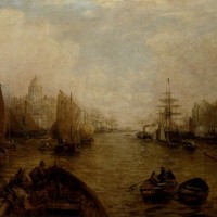 Shipping on the Thames by William Edward Webb