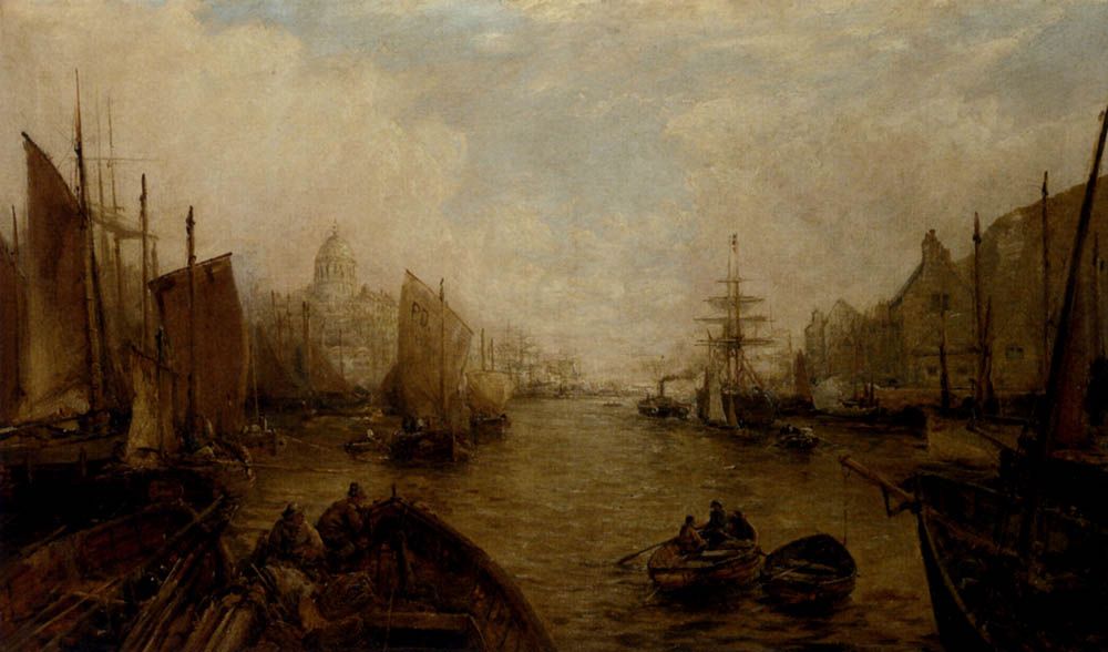 Shipping on the Thames by William Edward Webb