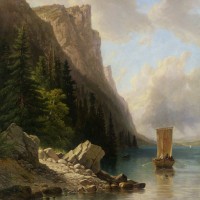 Ships Approaching the Shore by Joseph Zelger