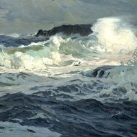 Southwesterly Gale, St. Ives by Frederick Judd Waugh