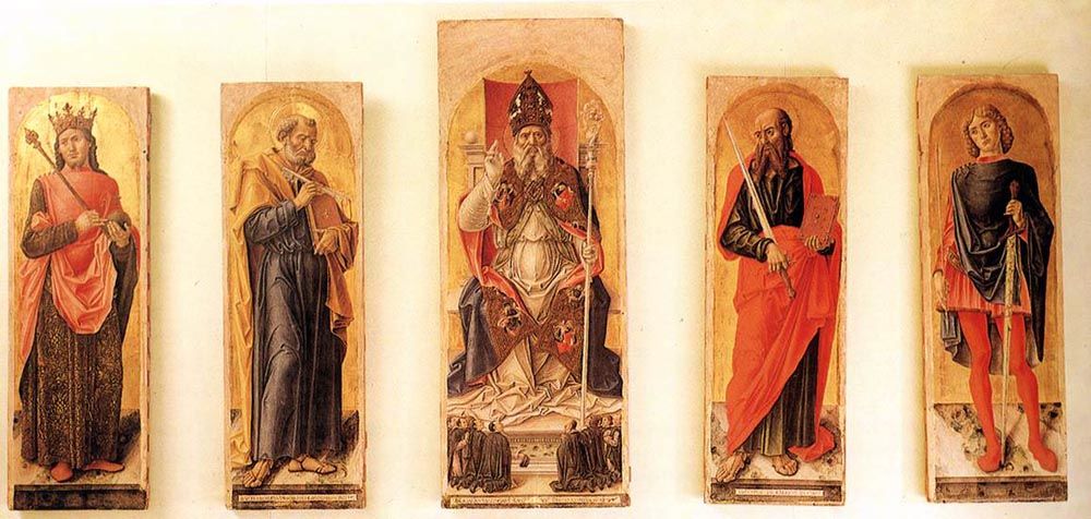 St Ambrose Polyptych by Bartolomeo Vivarini