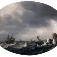 Stormy Sea by Simon de Vlieger