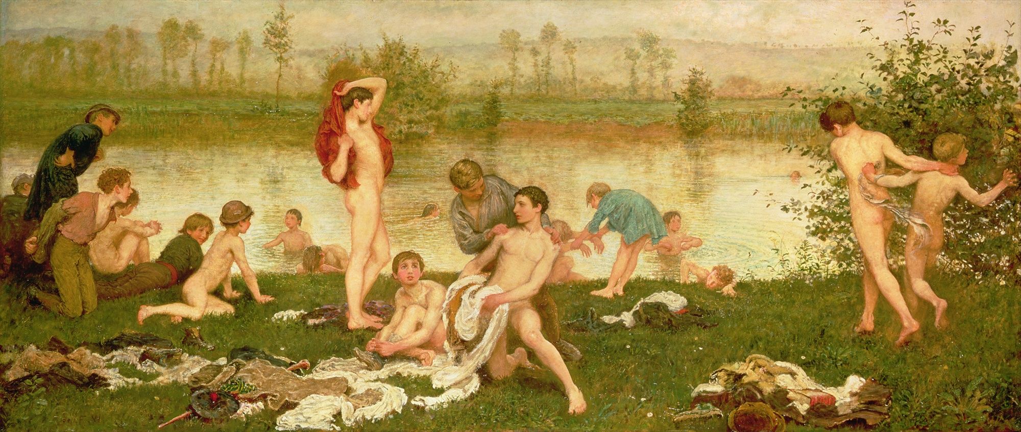 The Bathers by Frederick Walker