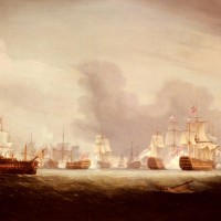 The Battle Of The Glorious 1st Of June 1794 by Thomas Whitcombe