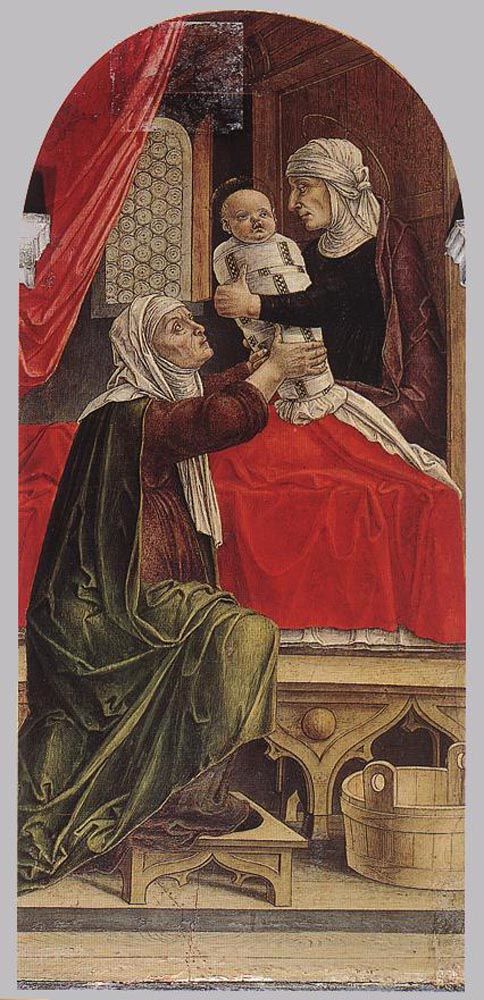 The Birth of Mary by Bartolomeo Vivarini