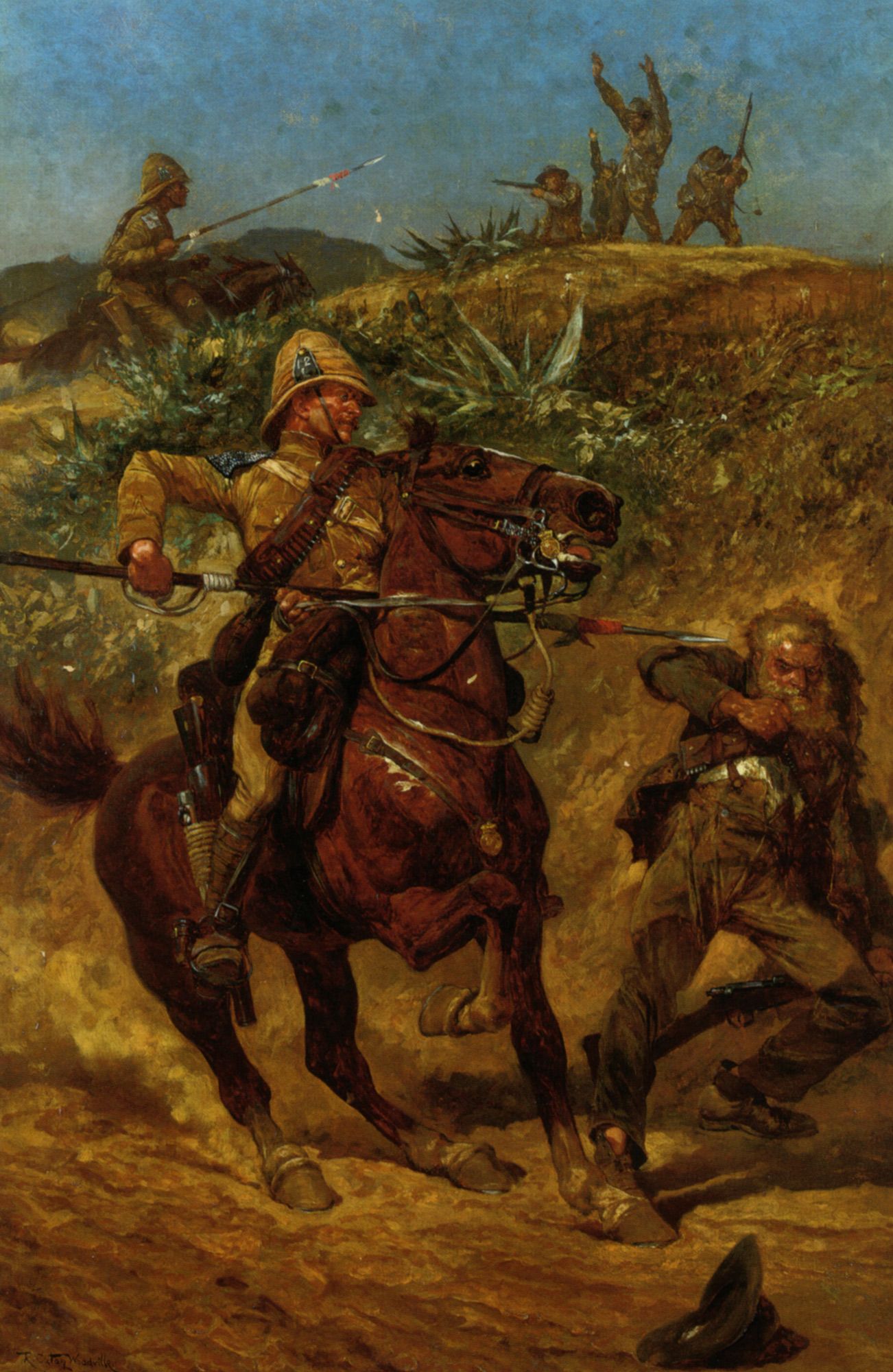 The Boer War by Richard Caton Woodville