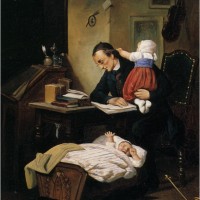 The Busy Father by Theodor Alexander Weber