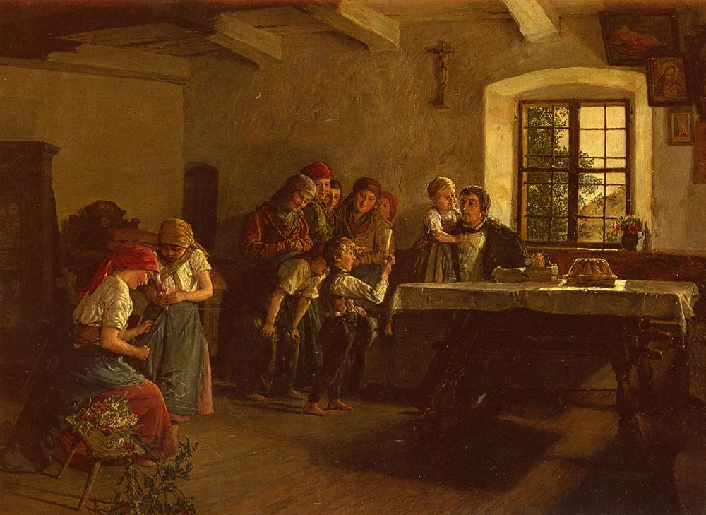The Center of Attention by Ferdinand Georg Waldmuller