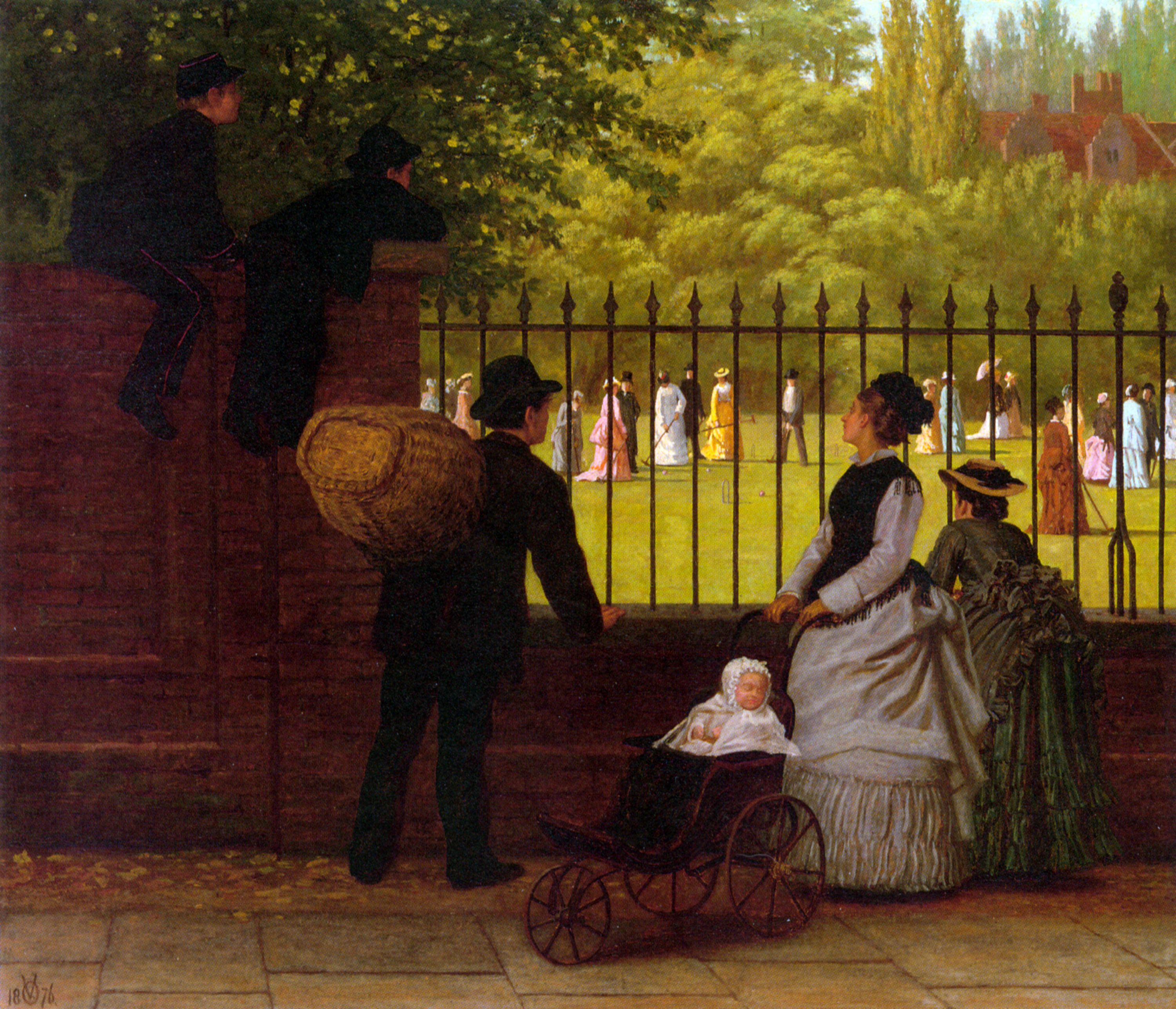 The Croquet Game by Ormsby Wood