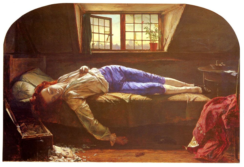 The Death of Chatterton by Henry Wallis