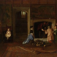 The Jacobites Escape the Punch Room by William Frederick Yeames