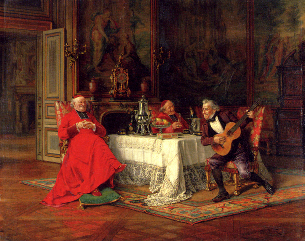 The Musical Interlude by Alfred Charles Weber