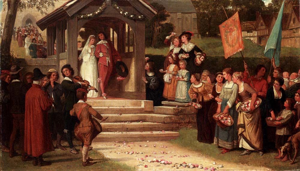 The Path Of Roses by William Frederick Yeames
