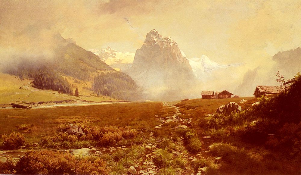 The Swiss Alps by Frederick Judd Waugh
