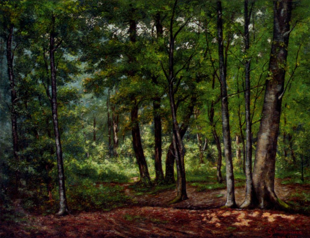 Towards A Woodland Clearing by Charles Vuagniaux