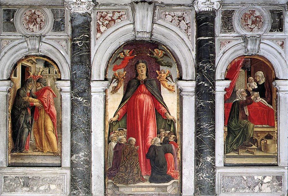 Triptych by Bartolomeo Vivarini