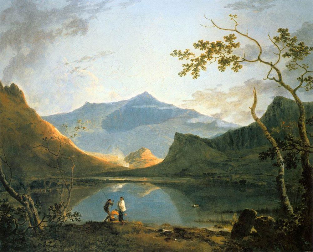 View of Snowdon from Llyn Nantlle by Richard Wilson