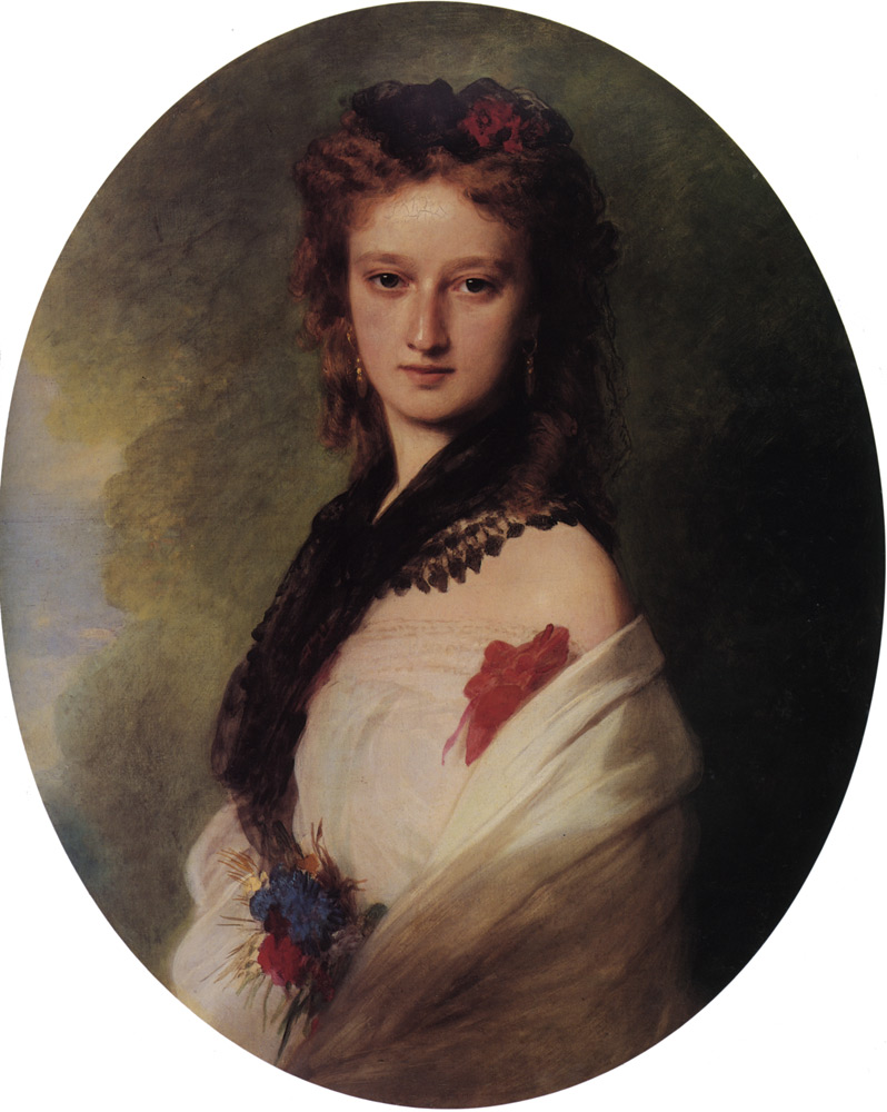 Zofia Potocka Countess Zamoyska by Franz Xavier Winterhalter