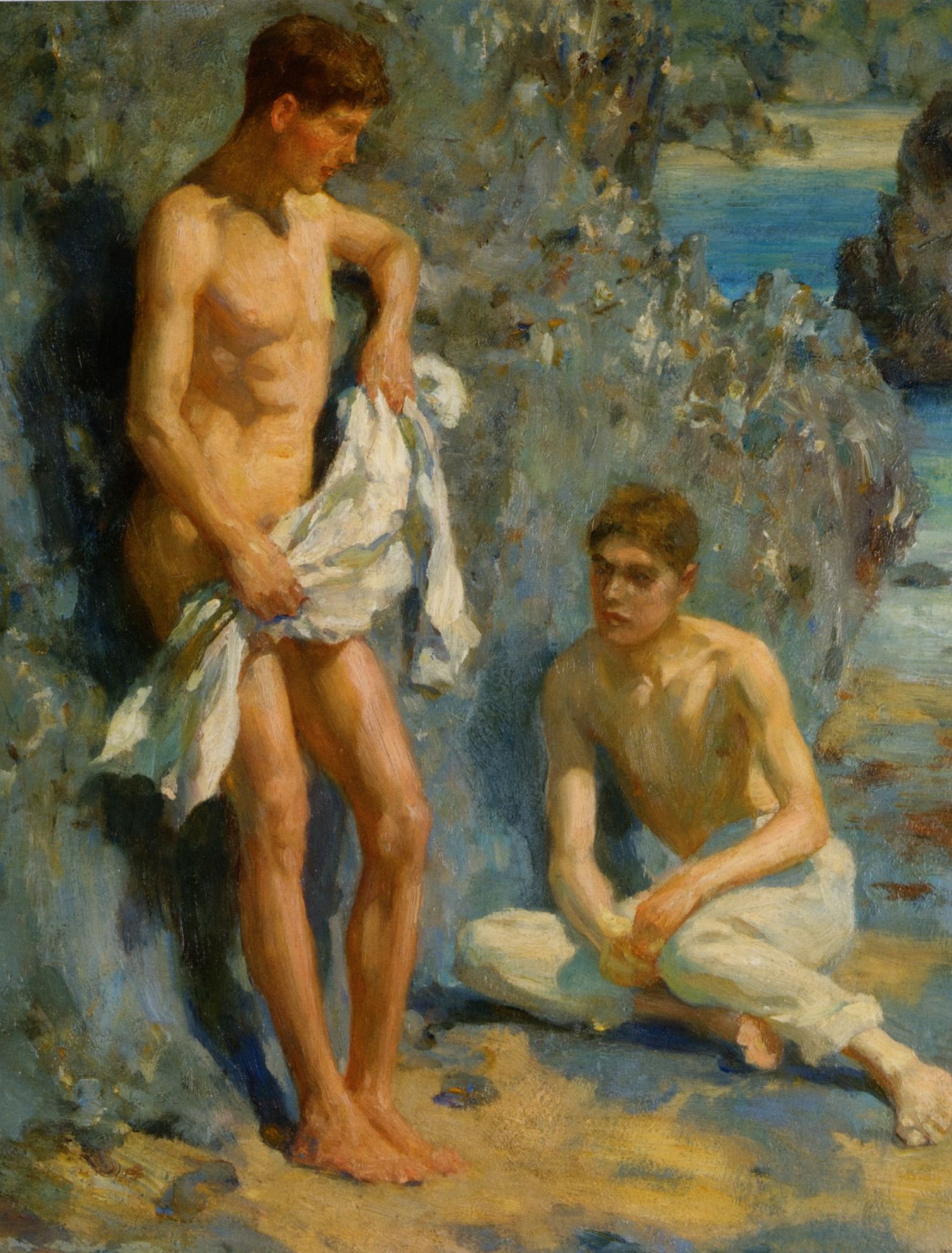 After The Bath by Henry Scott Tuke