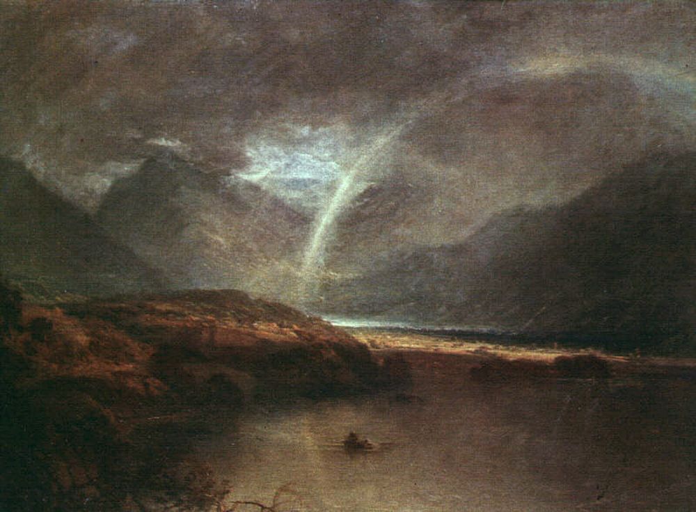 Buttermere Lake A Shower by Joseph Mallord William Turner