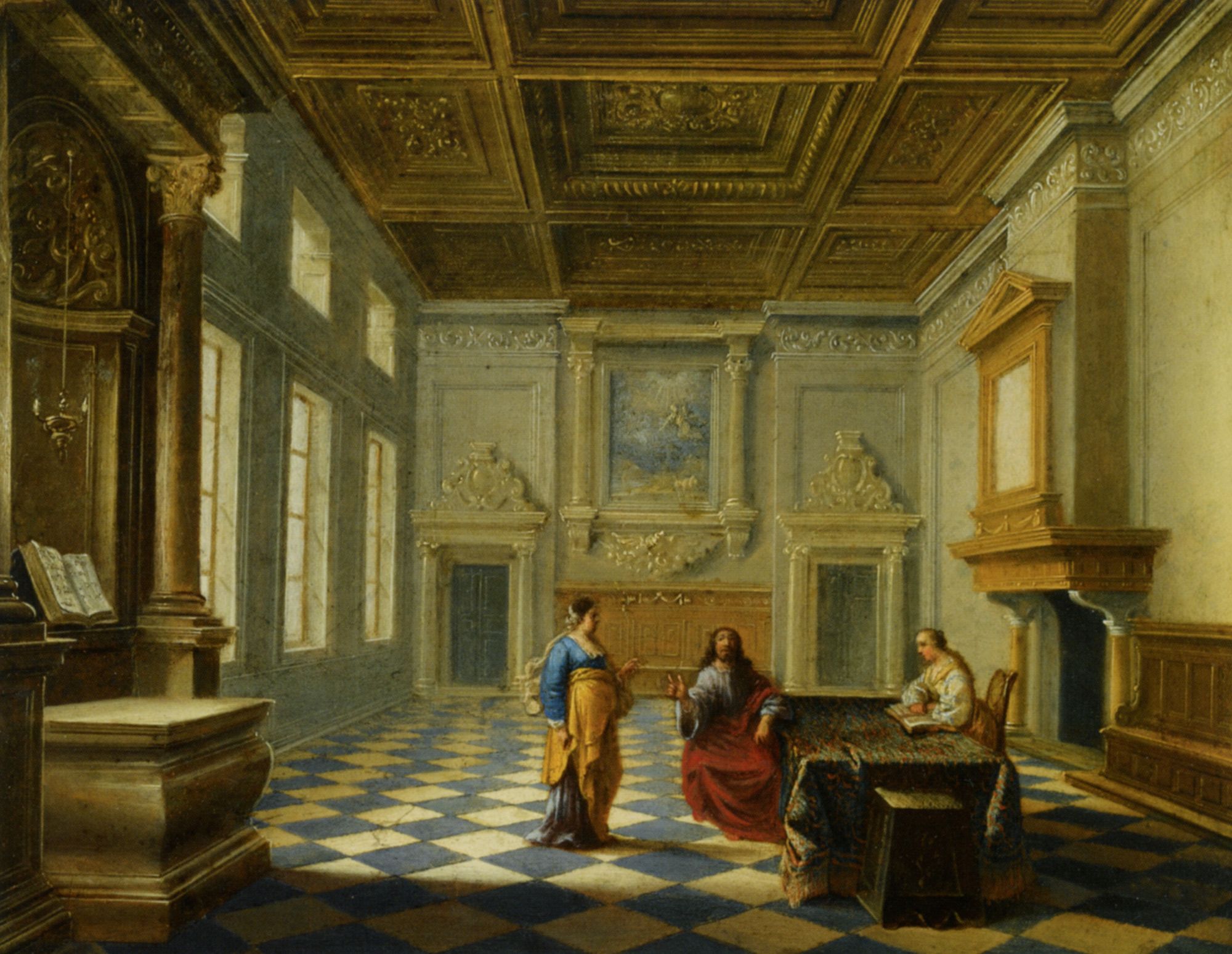 Christ in the House of Mary and Martha by Hendrick van Steenwijk