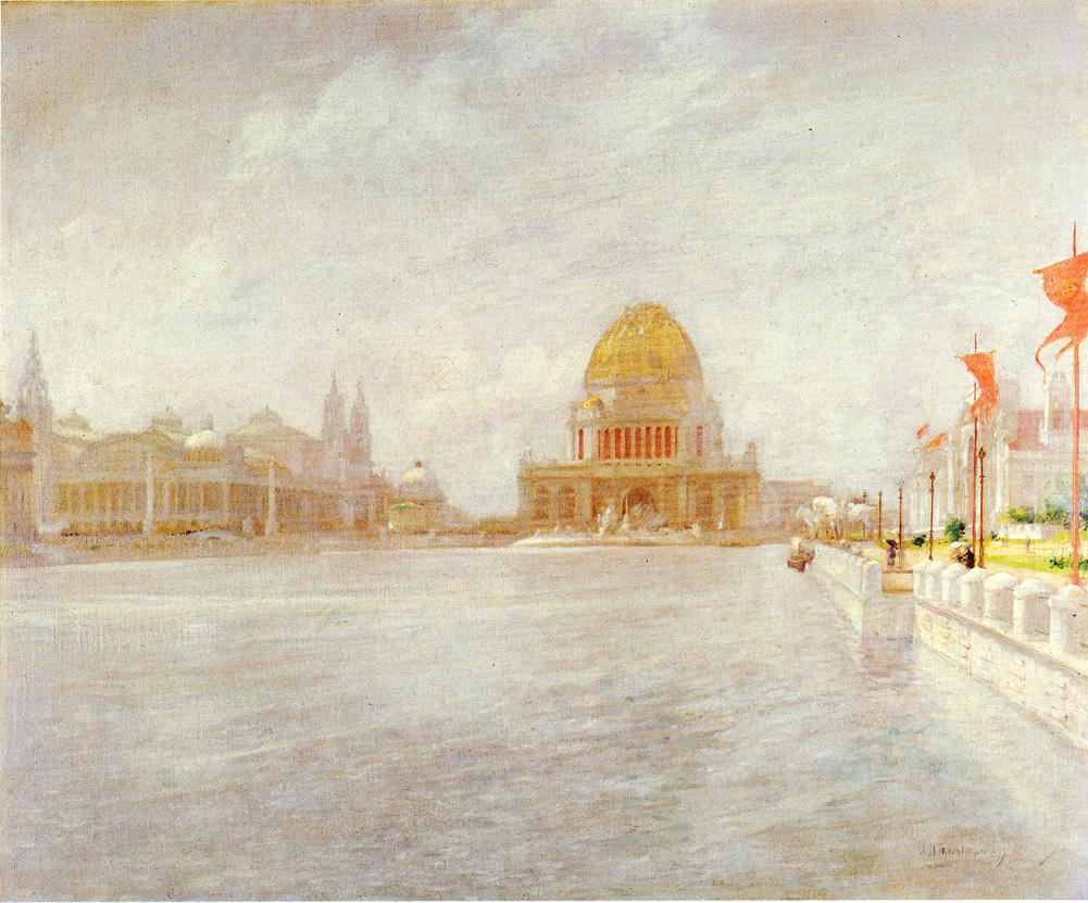 Court of Honor Worlds Columbian Exposition by John Twachtman