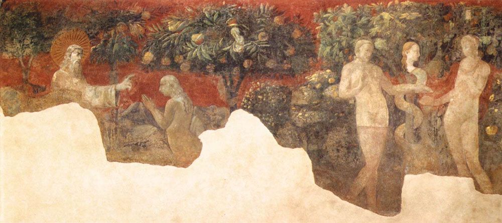 Creation of Eve and Original Sin by Paolo Uccello