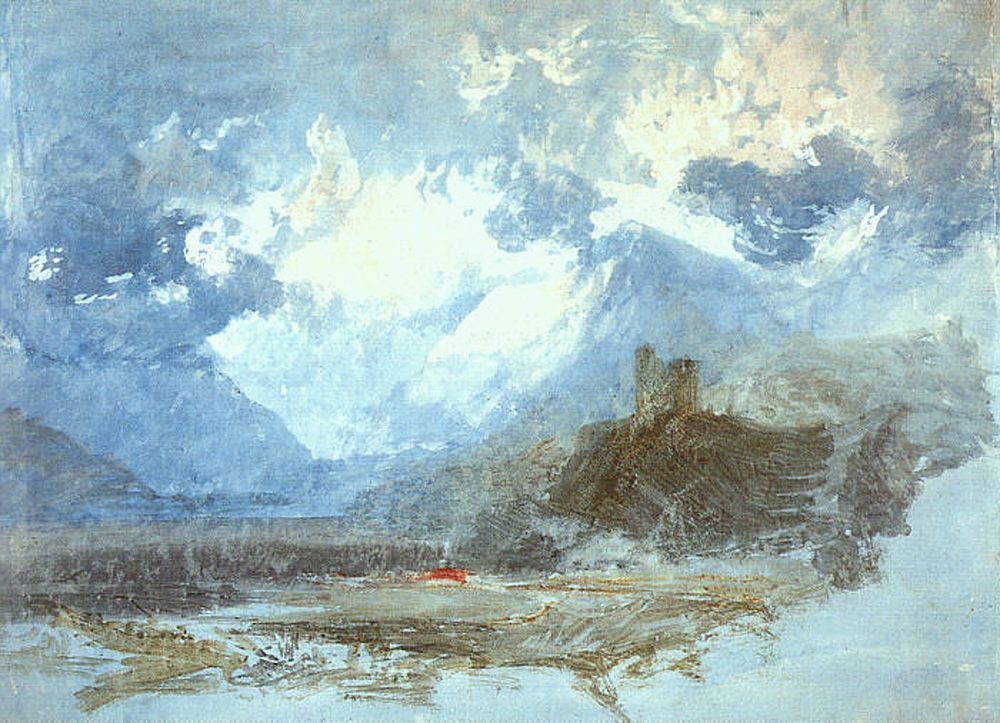 Dolbadern Castle by Joseph Mallord William Turner