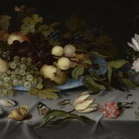 Flowers and Fruit by Balthasar Van Der Ast