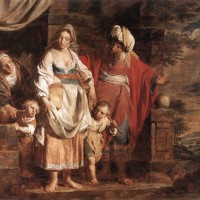 Hagar and Ishmael Banished by Abraham by Pieter Jozef Verhaghen