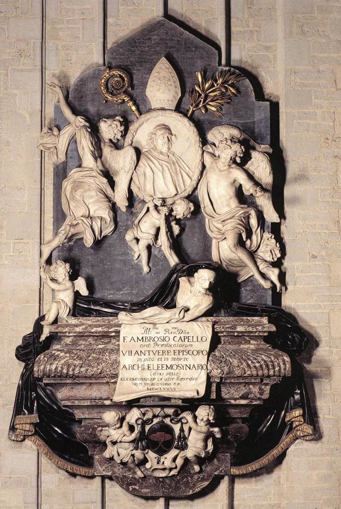 Memorial of Bishop Marius Ambrose Capello by Hendrick Frans Verbruggen