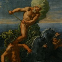 Neptune and his Chariot of Horses by Domenico Antonio Vaccaro