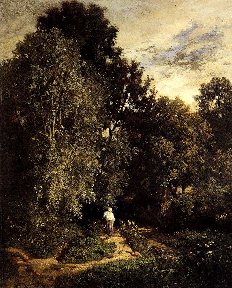 Path In A Small Wood by Constant Troyon
