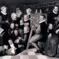 Self­portrait Of The Artist With His Family by Otto van Veen