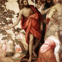 St John the Baptist Preaching by Paolo Veronese