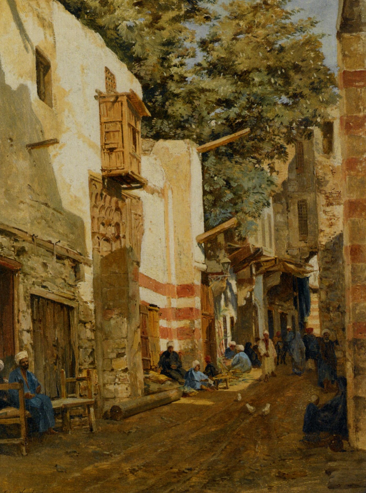 Street of the Sharbouri Cairo by John Varley Junior