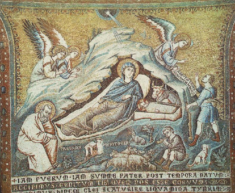 The Birth of Jesus by Pietro Cavallini
