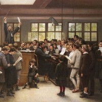 The Choir Lesson by Auguste Joseph Trupheme