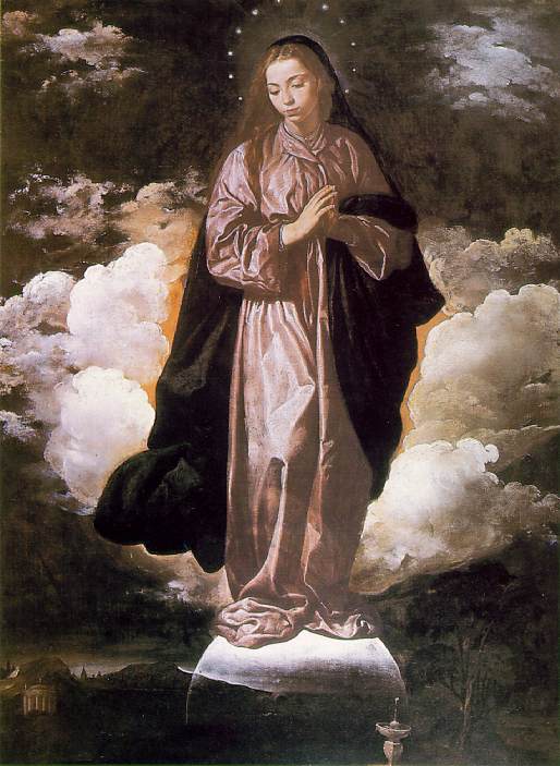 The Immaculate Conception by Diego Rodriguez de Silva Velazquez