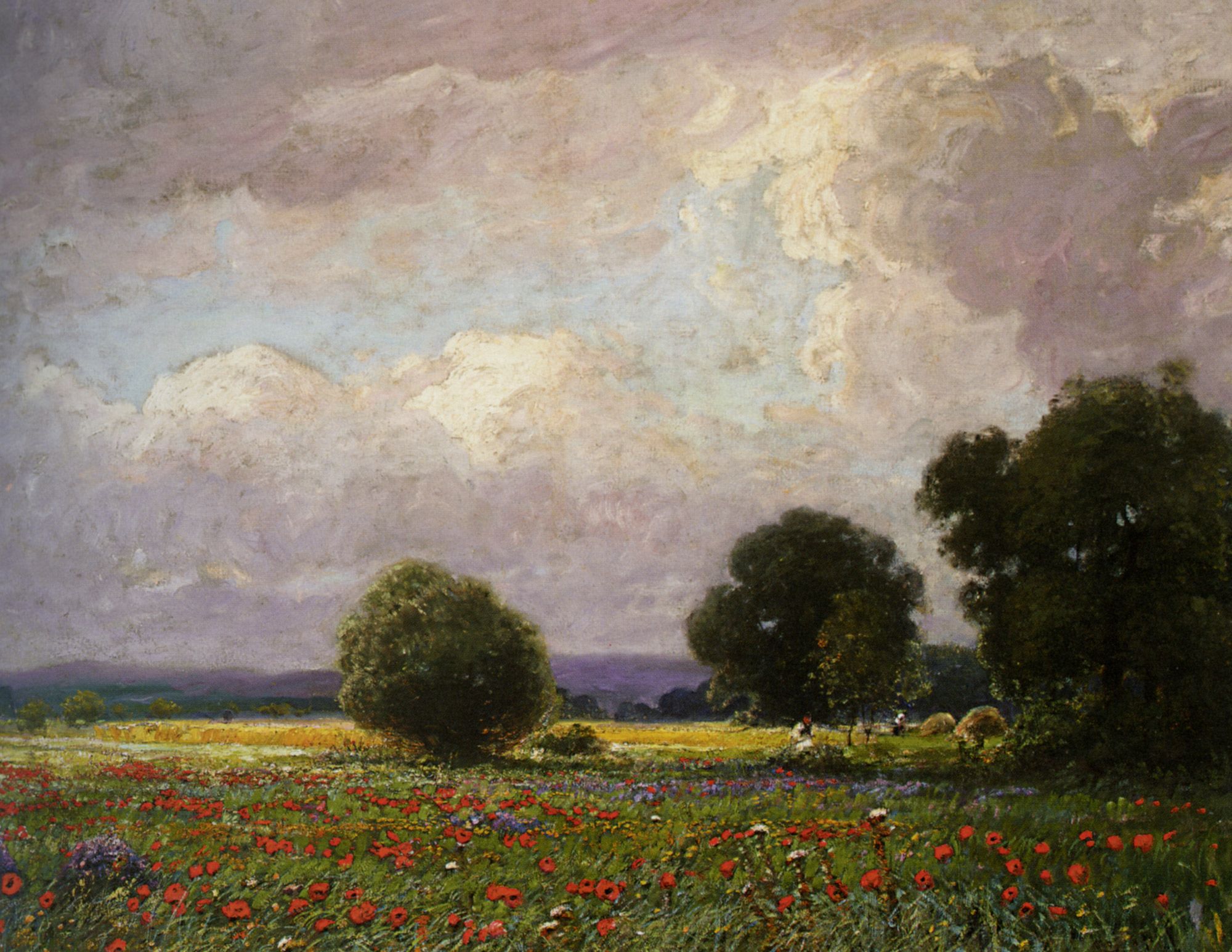The Poppy Field by Ignac Ujvary