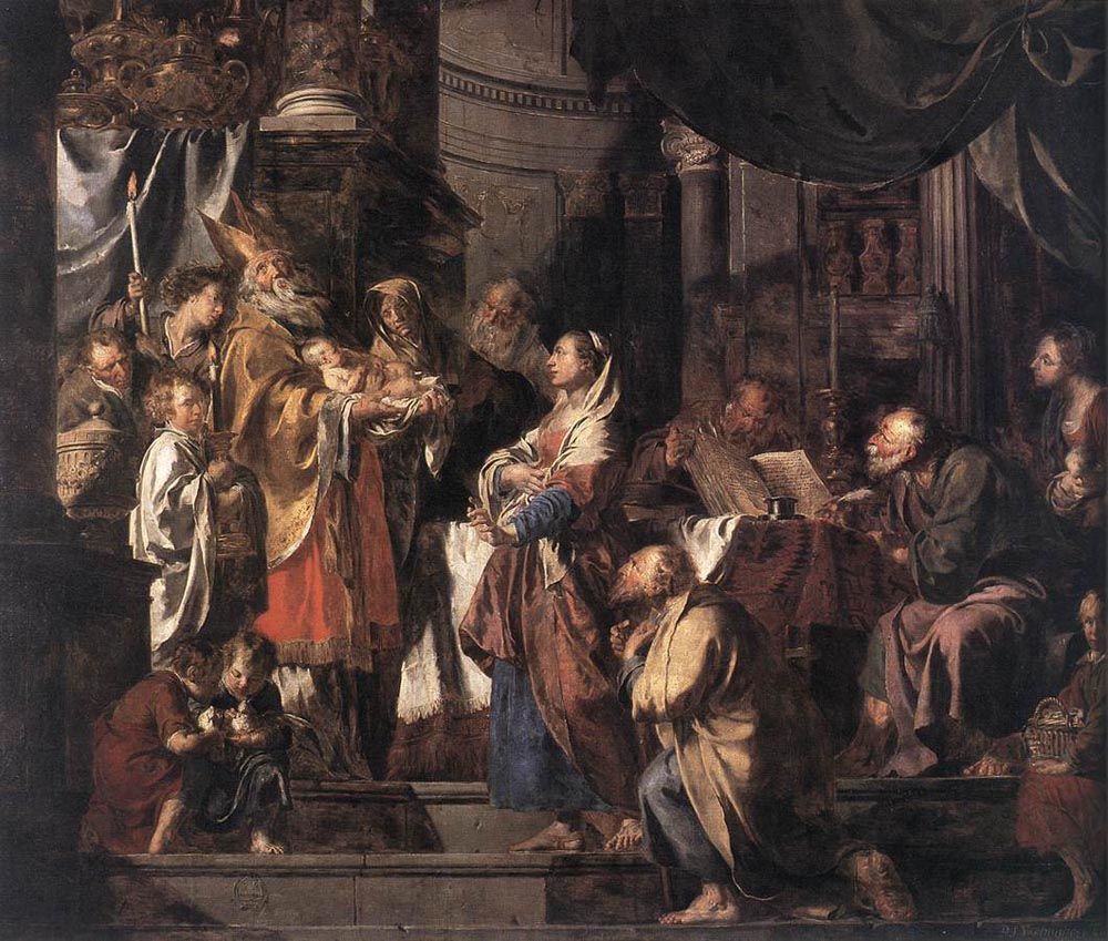 The Presentation in the Temple by Pieter Jozef Verhaghen