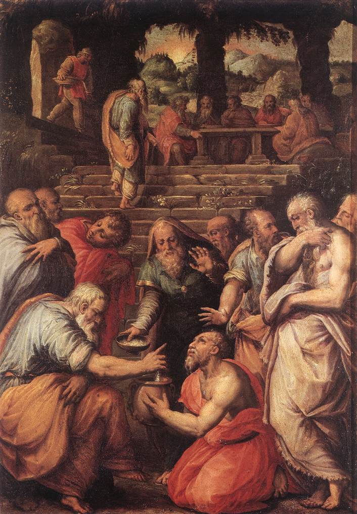The Prophet Elisha by Giorgio Vasari