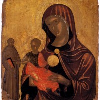 The Virgin and St Francis of Assisi by Nikolaos Tsafouris
